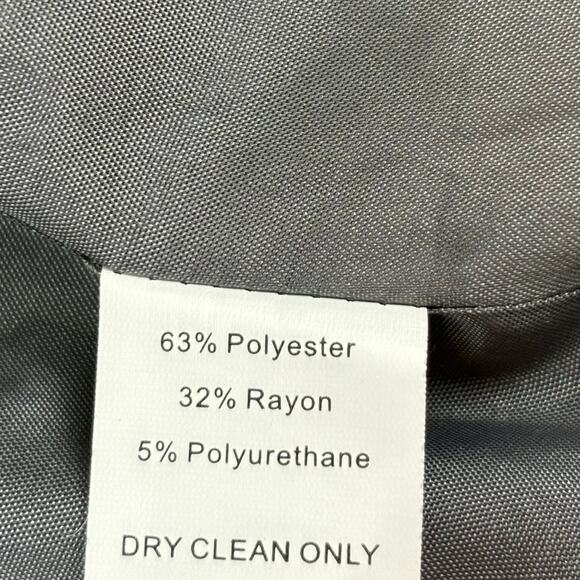 Trina Turk Blazer One Button Blazer Women's Size 4 in Charcoal - Picture 8 of 9